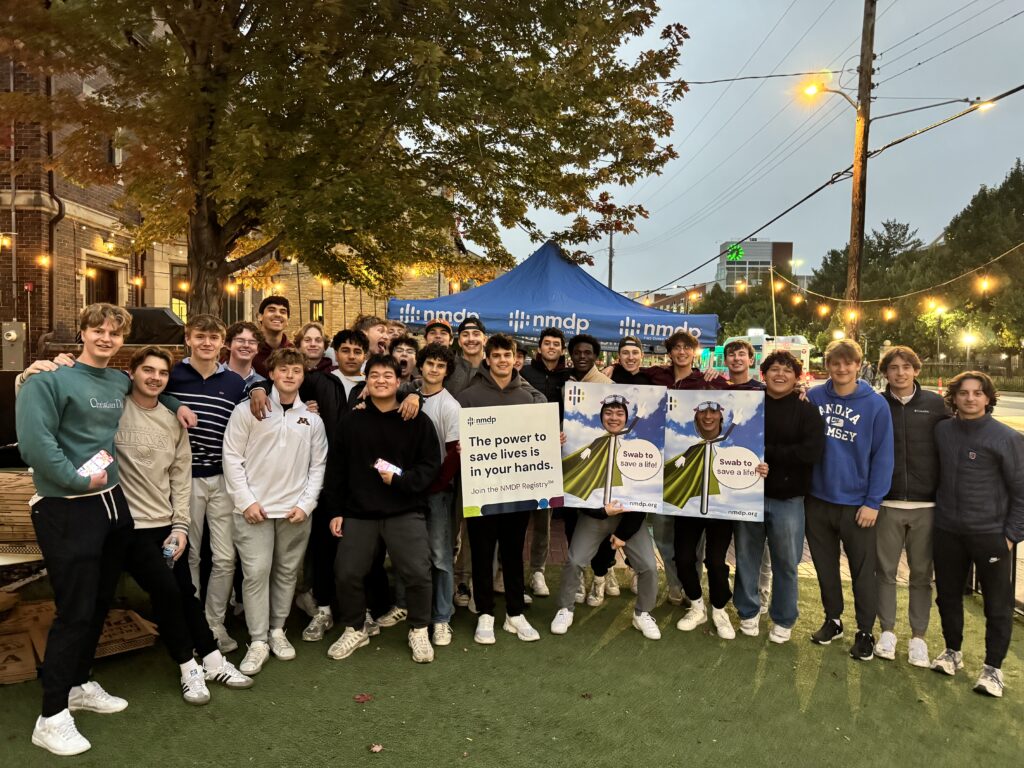 The chapter helped register more than 95 potential donors