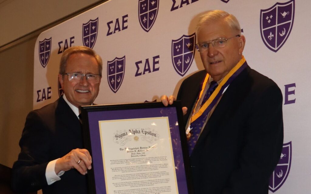 William V. McCann, Jr., University of Idaho Alum, Honored with 165th Distinguished Service Award