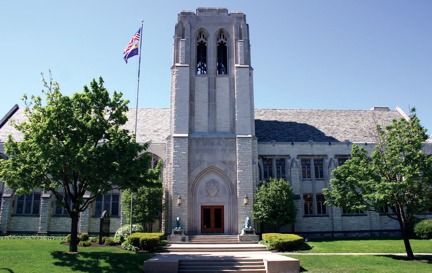 exterior of the SAE temple
