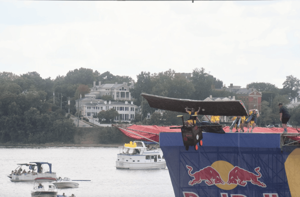 Cincinnati brothers fundraise for mental health and the SSLF by participating in the Red Bull Flugtag event