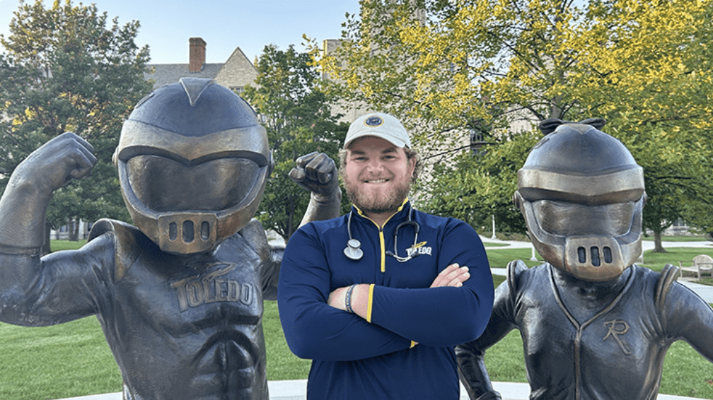 Chase Gillson has embraced being a Rocket as a nursing student and leader