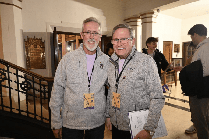Sam Waite and Dr. Joe Halcomb III