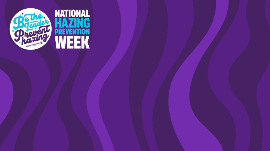 National Hazing prevention week flyer graphic