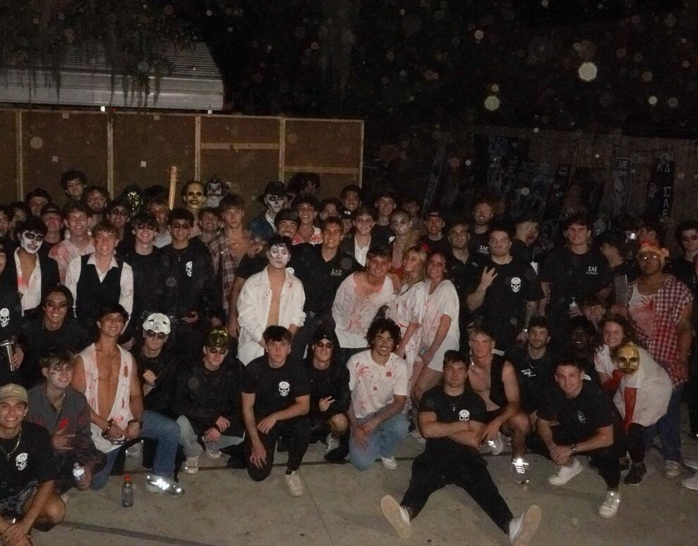Central Florida brothers and attendees at the Haunted House event