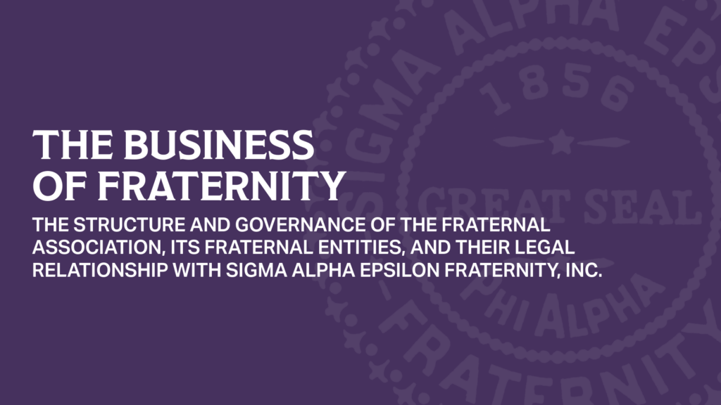 The Business of Fraternity